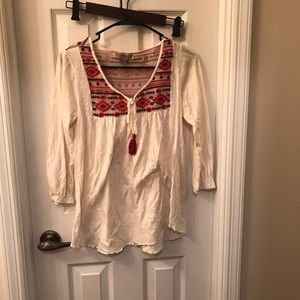 White Flowy Blouse